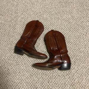 Mason Vintage Dark Brown Men’s Western Leather Boots Sz 10.5B